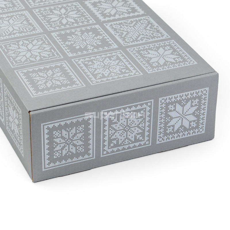 Grey A4 Box with Ethnic Motifs