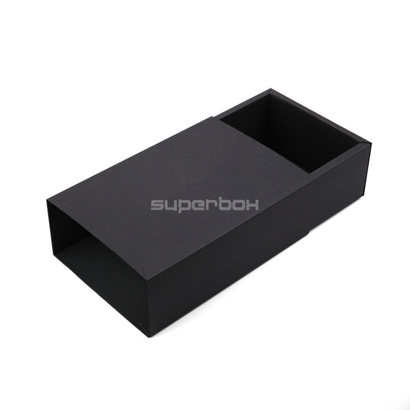 Black gift box with a sleeve, 240x160x85 mm