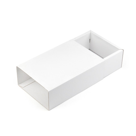 White gift box with a sleeve, 240x160x85 mm