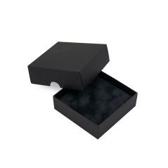 Black Velvet Insert for the Box 90x90x30 mm