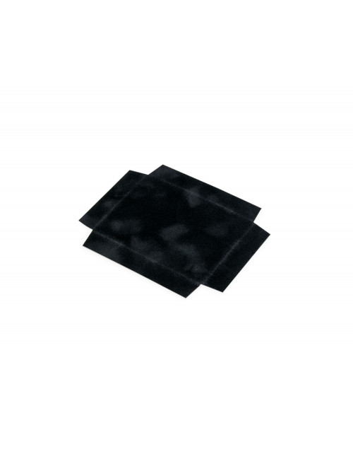 Черный бархатный вкладыш для коробочки размером 95x70x30 мм