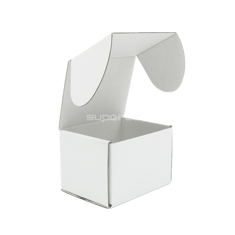 Rectangle White Shipping Box, 10.2 cm Length