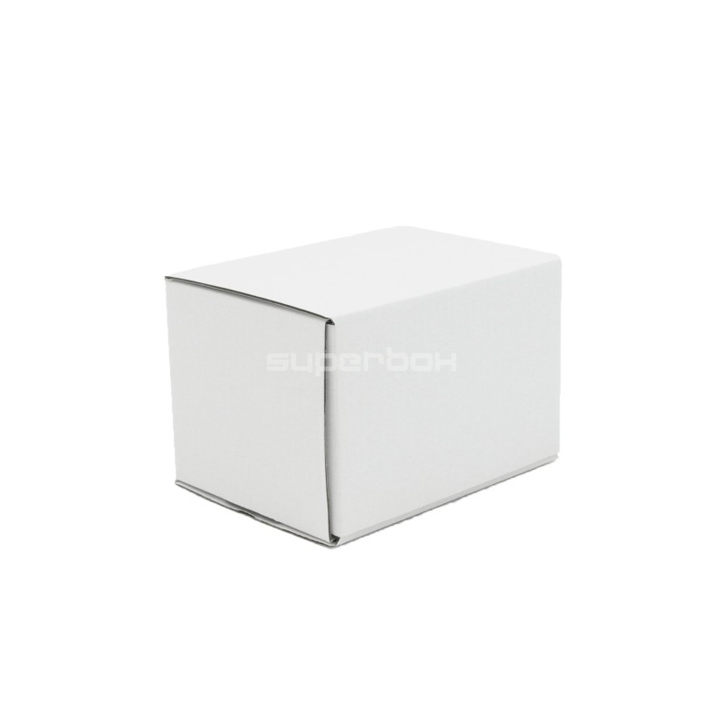 Rectangle White Shipping Box, 10.2 cm Length