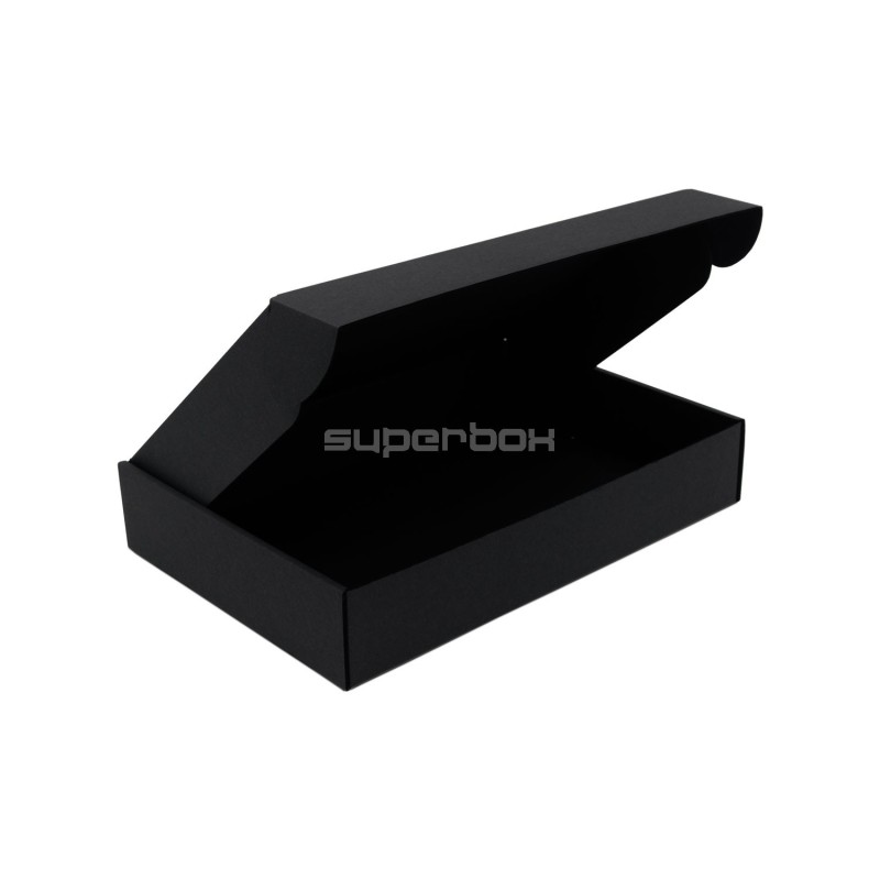 Black Matt Rectangular Gift Box of 5 cm Height