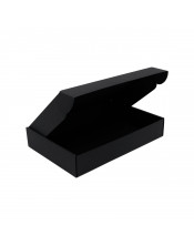 Прямоугольная подарочная коробка матово-черного цвета