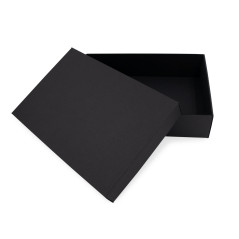 Multi-functional 8.5 cm high black gift box