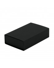 Черная подарочная коробка-слайдер из картона