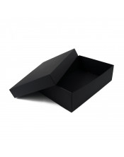 Многофункциональная коробка черного цвета с основанием и крышкой