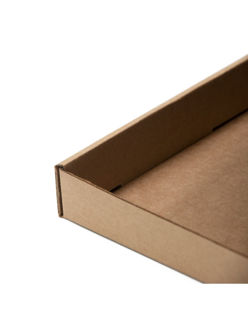 Плоская подарочная коробка коричневого цвета, А3