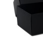 Long Black Bottom-Lid Cardboard Box for Invitations