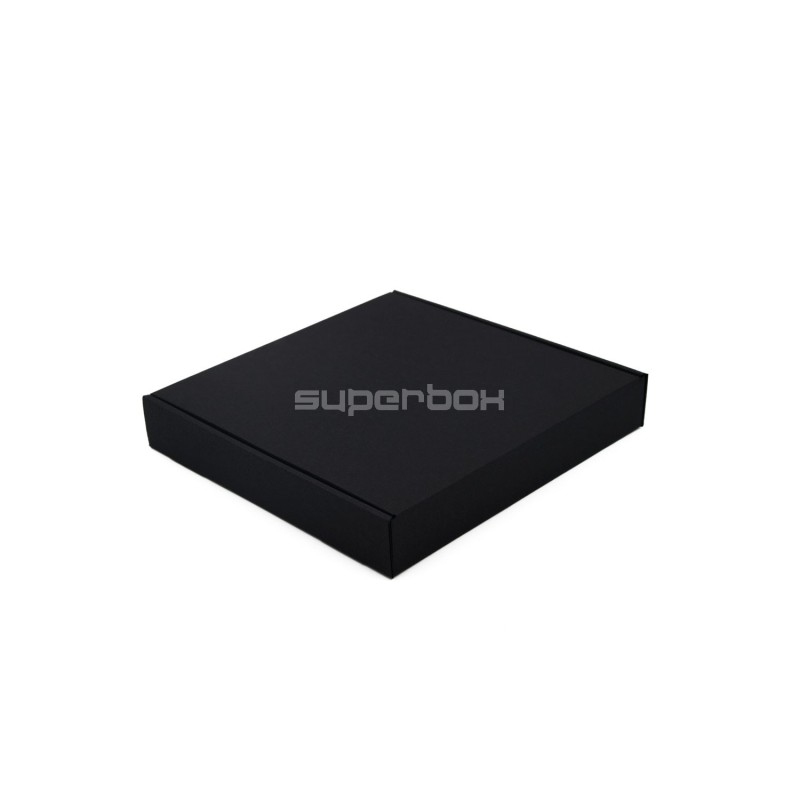 Black Matt Flat Square Gift Box without Clear Window