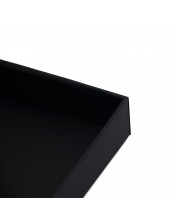 Черная подарочная коробка с откидной крышкой