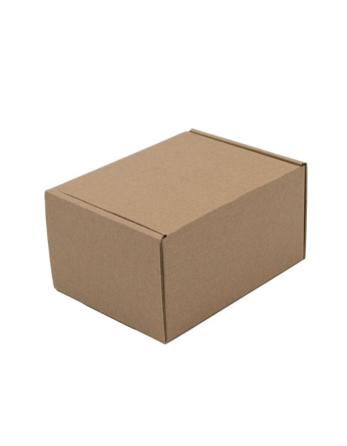 Маленькая коричневая коробка в стиле коробки для пиццы