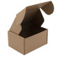 Small Brown Pizza Box Style Postal Box