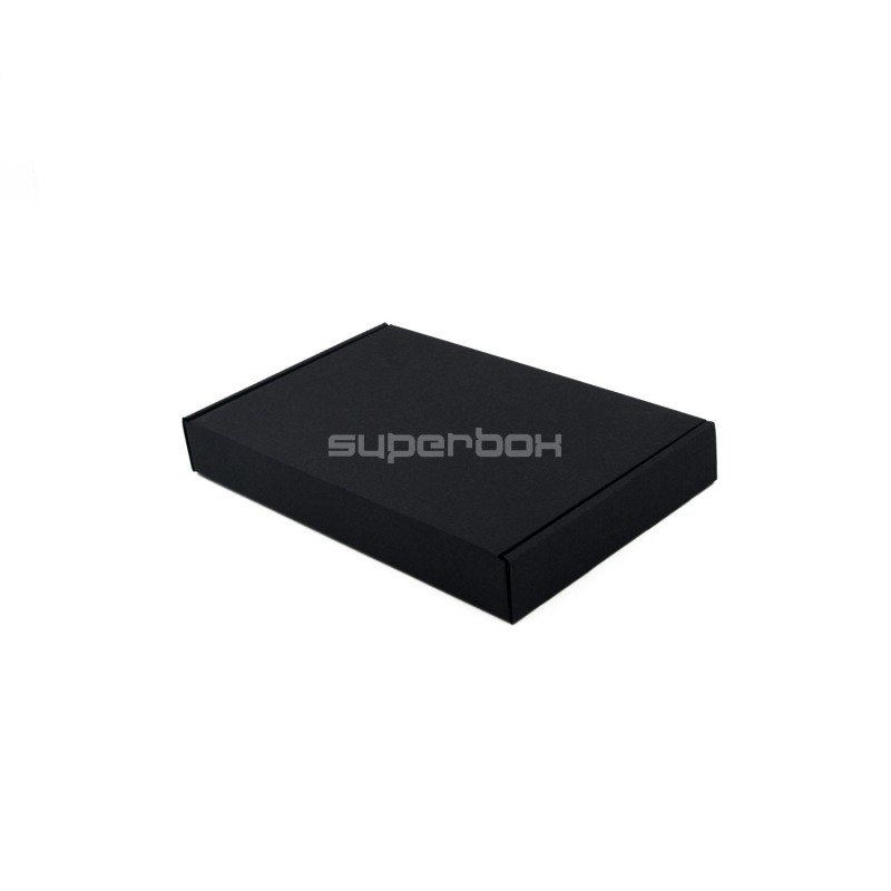 Small Matt Black Gift Box of 3 cm Height