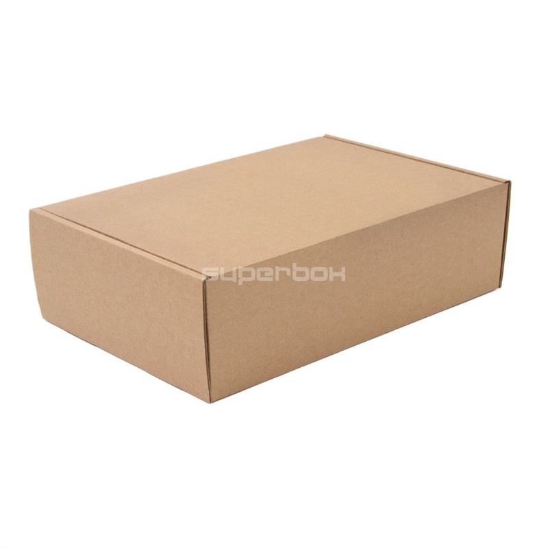 Brown Postal Box for Cosmetics and Beauty Goods