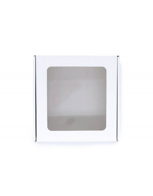 Valge karp PVC aknaga