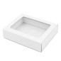 White Sleeve Gift Box with Clear Window