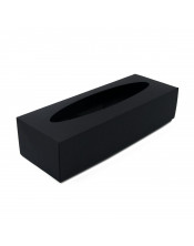 Продолговатая подарочная коробка черного цвета
