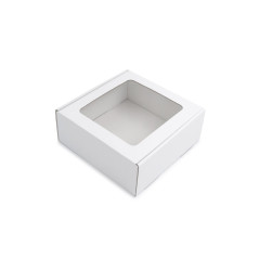 White Box with a PVC Window