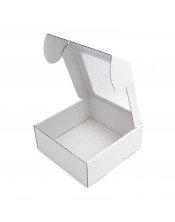 White Box with a PVC Window