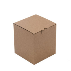 Brown Cube Box