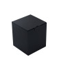 Black Cube Gift Box with Quick Lock