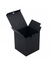 Черная кубическая подарочная коробка
