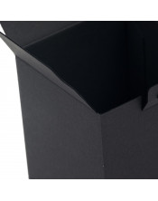 Черная кубическая подарочная коробка