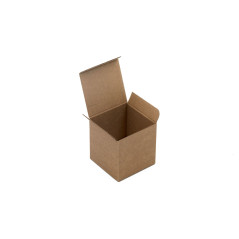 Brown Cube Box for Small Items