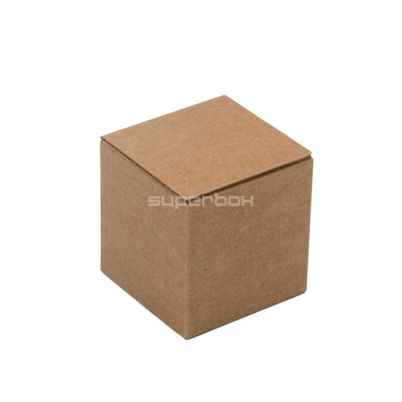 Brown Box - Cube for Packing Souvenirs