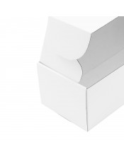 Белая подарочная коробка, быстрозакрывающаяся