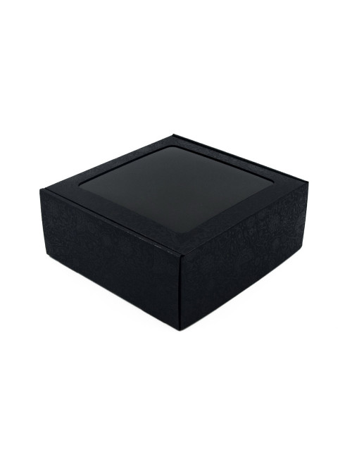 Musta värvi karp purkidele