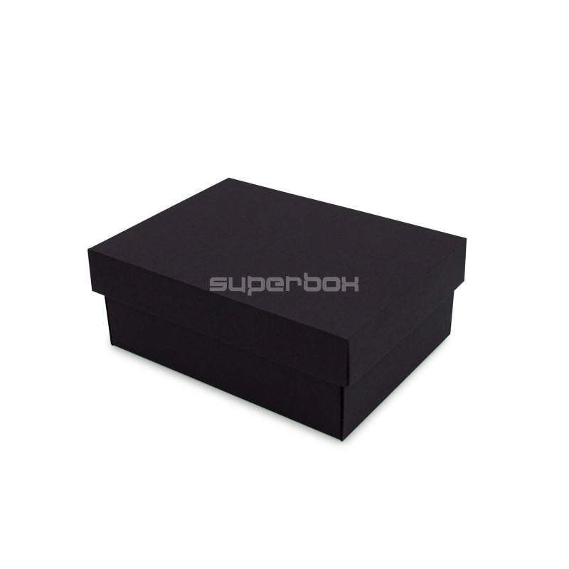 Black Rectangular Gift Box with a Lid