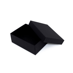 Black Rectangular Gift Box with a Lid