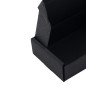 Чёрная коробка из гофрокартона, 100x65x30 mm