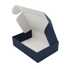 Blue Gift Box A4 Size White Inside