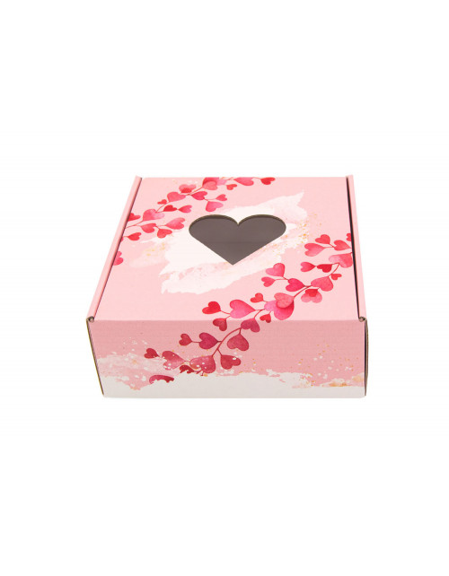 Розовая коробка на День Валентина