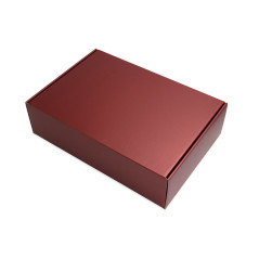 Red A4 Gift Box with Metallized Surface