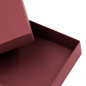 Burgundy Two Piece Gift Box for Chocolate