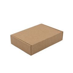 Brown Rectangular Shipping Box of 5 cm Height Suitable for Post Terminals