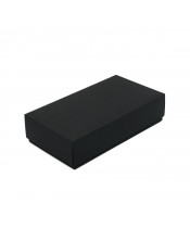 Черная подарочная коробка для макарун