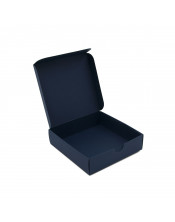 Коробка из темно-синего декоративного картона
