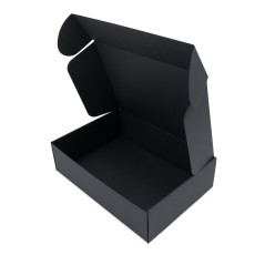 Black A4 Size Gift Box Folded