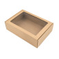 Brown A4 Size Gift Box with Window