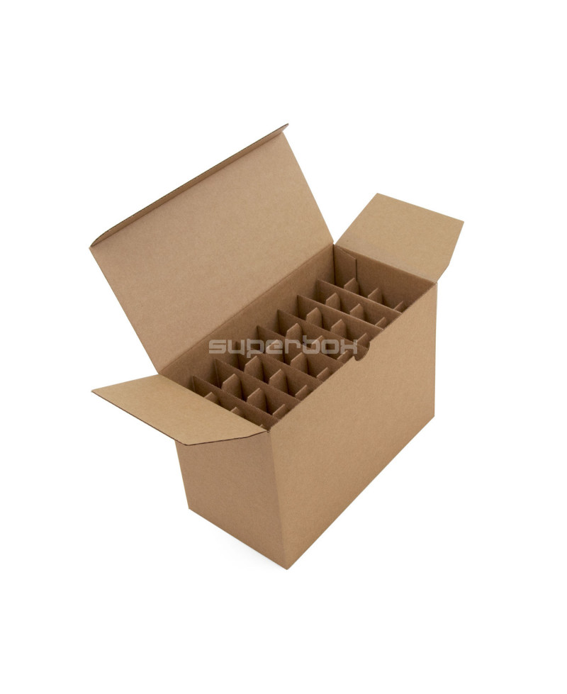 Коробка для пробирок из гофрированного картона