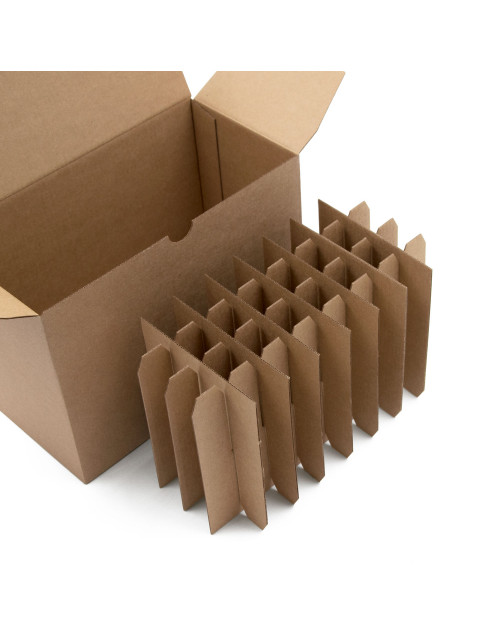 Коробка для пробирок из гофрированного картона