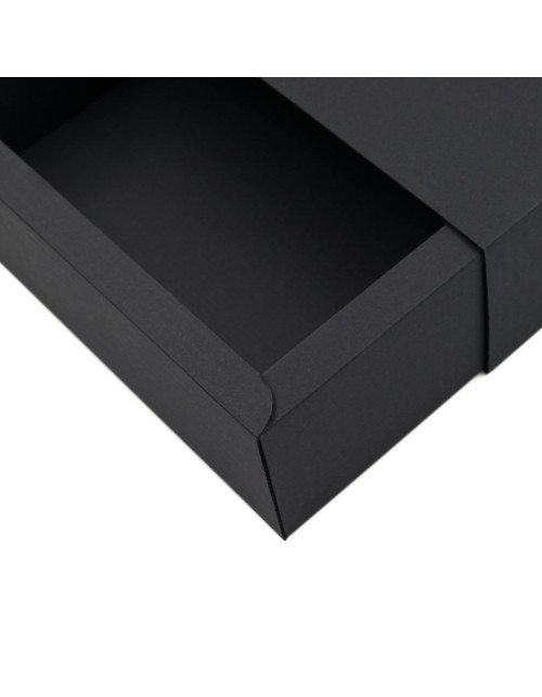Черная подарочная коробка-слайдер