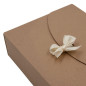 Brown Kraft Box with Ribbon Closure