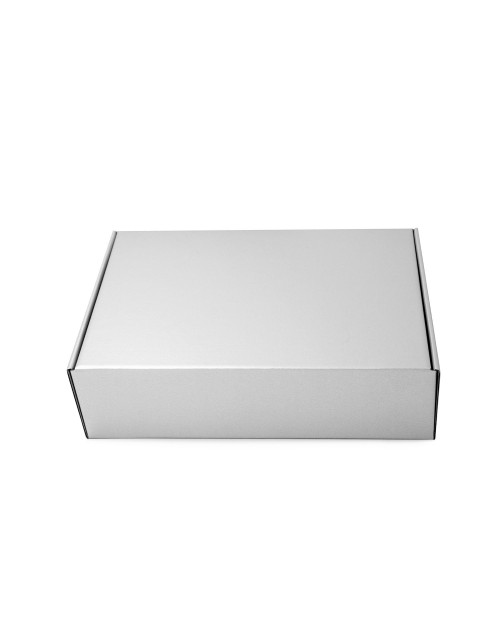 Коробка цвета серебряный металлик в закрытом виде